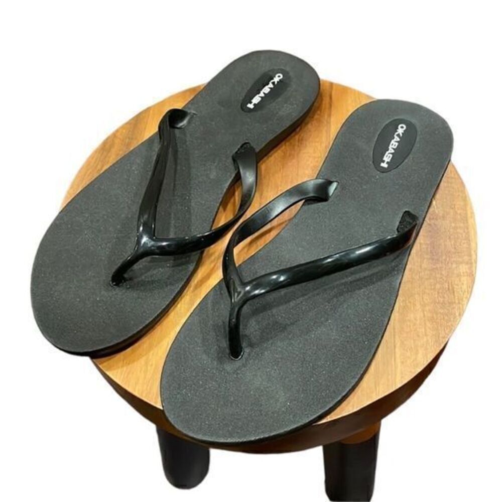 OKABASHI | flip flops black sandals 6